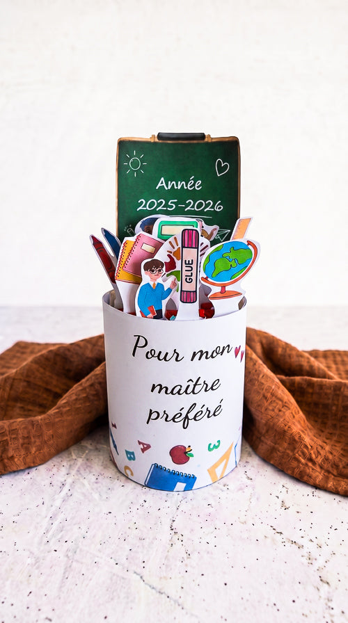 Kit Banderoles Kinder Maxi "Maître" - Modèle à Imprimer