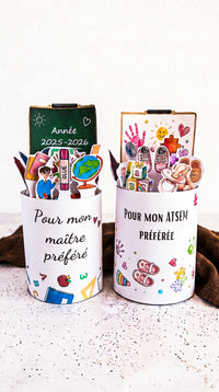 Pack Duo Banderoles Kinder Maxi Fête "Maître & ATSEM" - Modèles à Imprimer