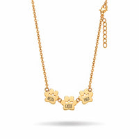 Le Collier Patte d'Amour - Gravé à son prénom