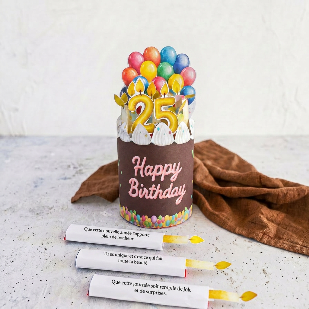 Kit Banderoles Kinder Maxi "Anniversaire" - Modèle à Imprimer