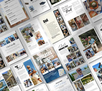 Personalized Dad Magazine Template – Canva Template – Father's Day Magazine