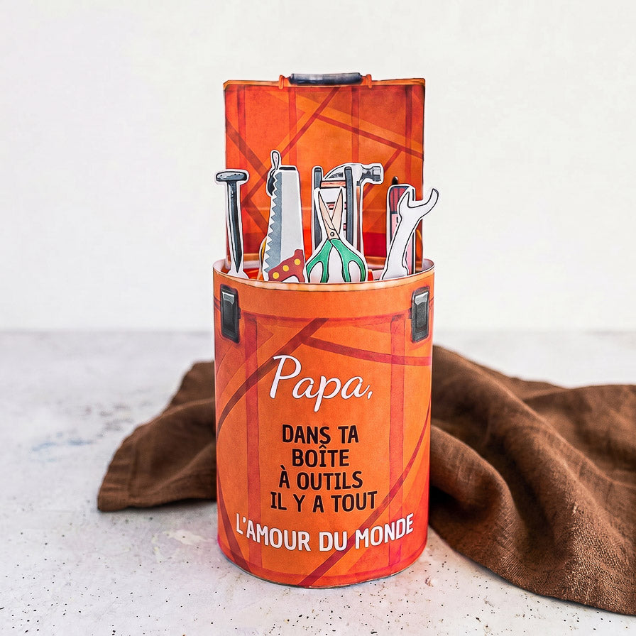Kit Banderoles Kinder Maxi "Papa Bricoleur" - Modèle à Imprimer