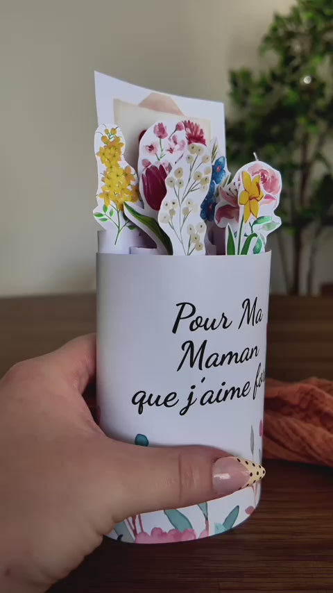 Kit Banderoles Kinder Maxi "Maman" - Modèle à Imprimer